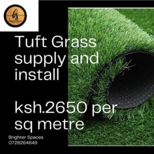 Tuft grass supply and installation