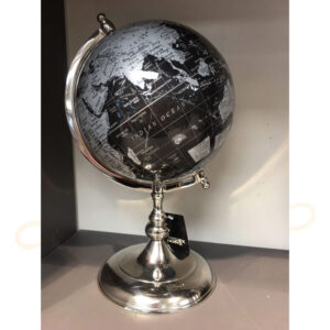 Silver Crystal Earth Globe Gift